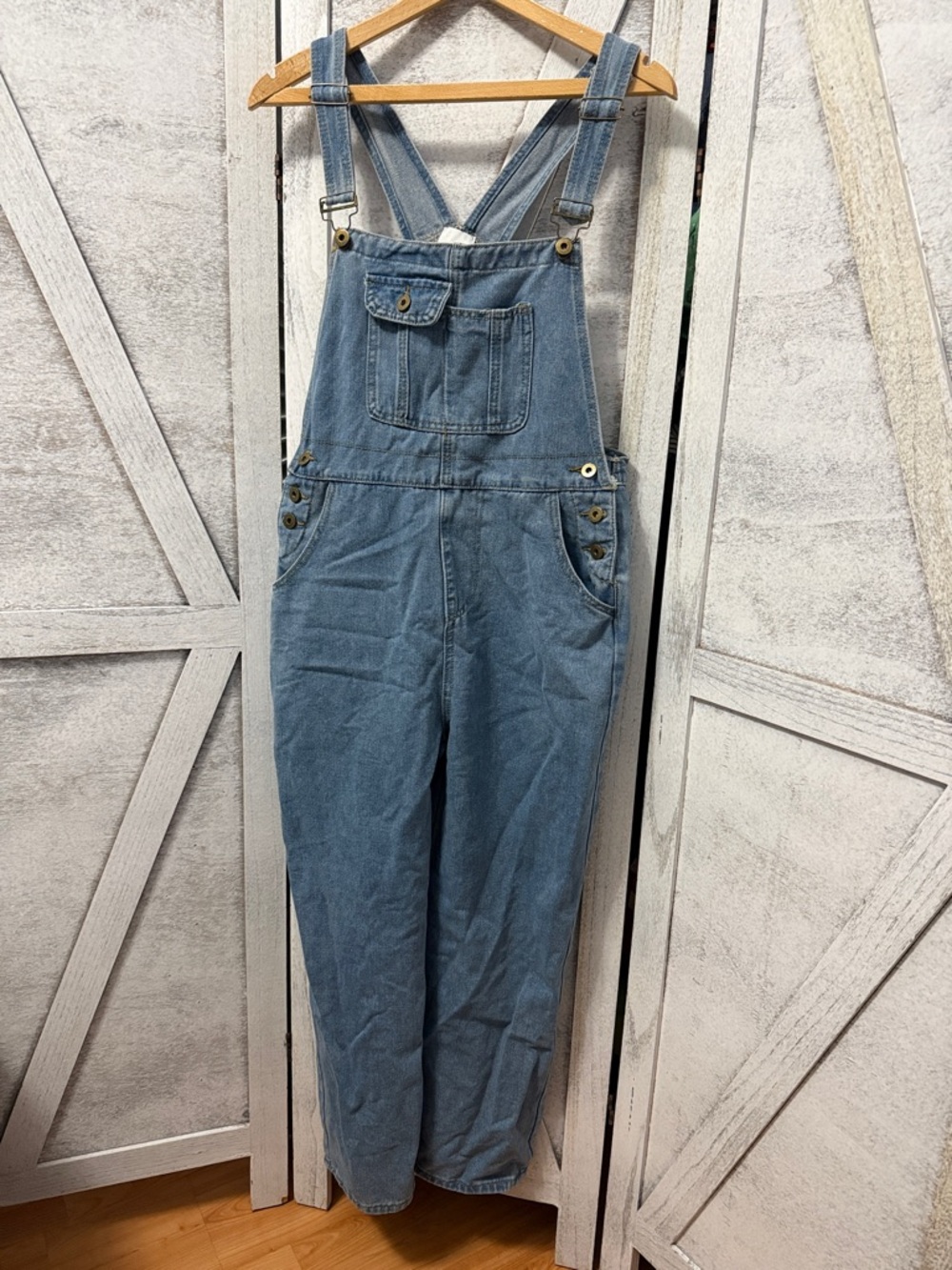 Elloh Light Wash Denim Overalls